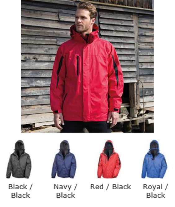 Result RS400M Men's 3 in 1 Softshell Journey Jacket - Click Image to Close
